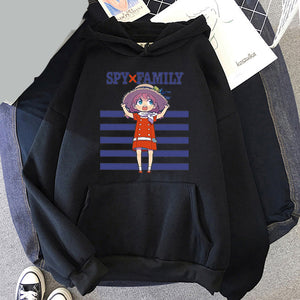 Spy x Family Hoodies Anime Anya Forger Sweatshirts Oversized Hoodie Pullover Clothing