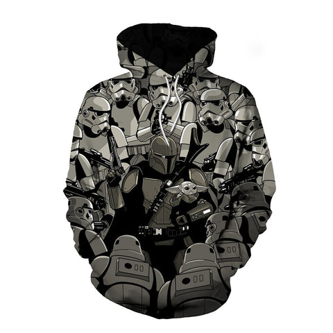 Image of Star Wars Sweatshirt Hoodie Pullover