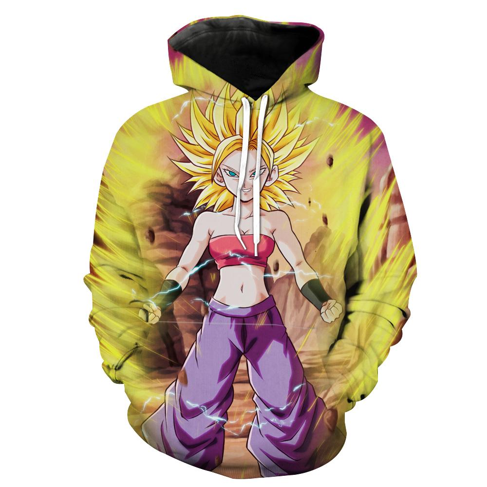Dragon Ball  Super Saiyan Caulifla Hoodies - Super Pullover Hoodie