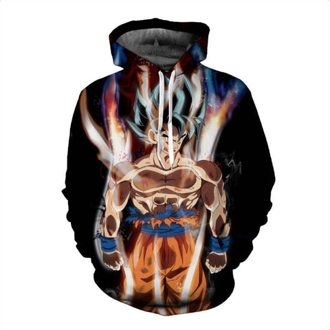 Image of Super Unique Dragon Ball Z Black 3D Printed Hoodie