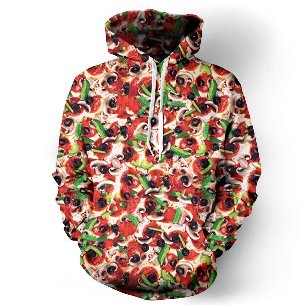 Anime pizza outlet hoodie