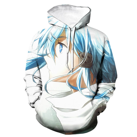 Image of Sword Art Online Hoodies - Anime Casual Hooded Sweatshirt