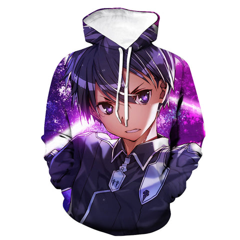 Image of Sword Art Online Hoodies - Anime Casual Hooded Sweatshirt