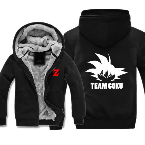 Image of Dragon Ball Z Team Goku Jackets - Dragon Ball Fleece Jacket