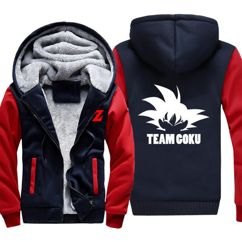 Image of Dragon Ball Z Team Goku Jackets - Dragon Ball Fleece Jacket