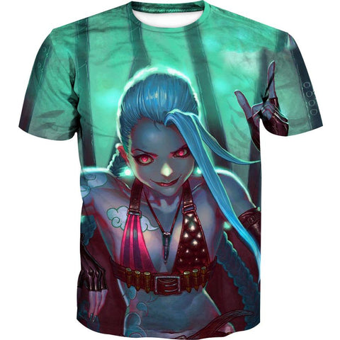 Image of League of Legends Epic Jinx Hoodies - Pullover Victory V Hoodis