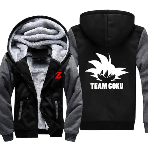 Image of Dragon Ball Z Team Goku Jackets - Dragon Ball Fleece Jacket