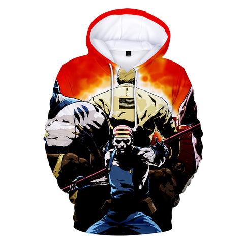 Image of The King Of Fighters 3D Hoodies - Fashion Long Sleeve Hooded Sweatshirt