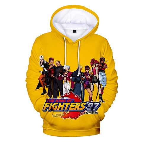 Image of The King Of Fighters 3D Hoodies - Fashion Long Sleeve Hooded Sweatshirt