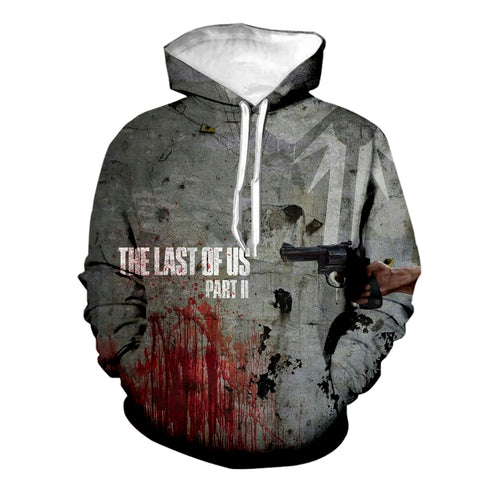 Image of The Last Of Us 3D Print Hoodies - Game Sweatshirt Pullover