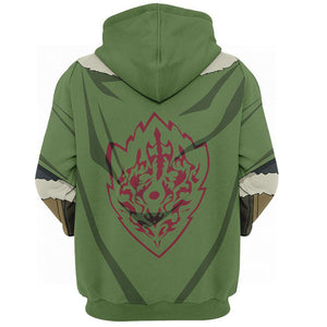 The Rising of the Shield Hero Naofumi Iwatani Cosplay Hoodie 3D Printed Hooded Sweatshirt