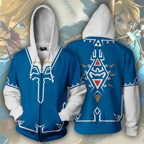 Image of The Legend of Zelda Hoodies - Zip Up Unisex Jacket