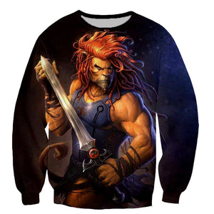 Fashion Funny Anime Thundercats 3D Printed Sweatshirts Hoodies