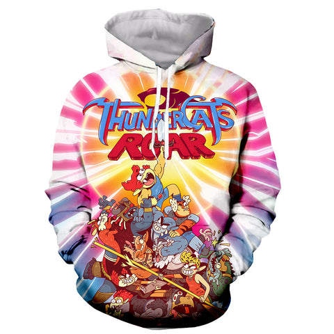 Image of Anime Thundercats 3D Printed Sweatshirts - Funny Fashion Long Sleeves Hoodies