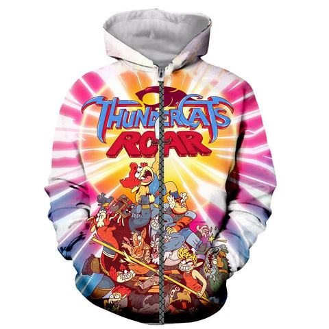 Image of Anime Thundercats 3D Printed Sweatshirts - Funny Fashion Long Sleeves Hoodies