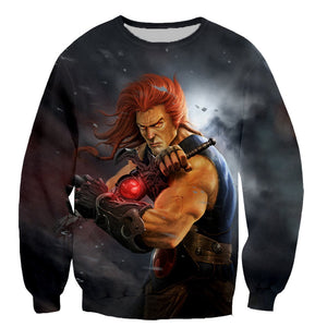 Funny Fashion Anime Thundercats 3D Printed Hoodies Sweatshirts