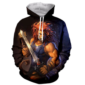 Fashion Funny Anime Thundercats 3D Printed Sweatshirts Hoodies