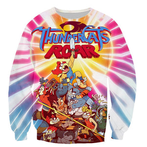 Anime Thundercats 3D Printed Sweatshirts - Funny Fashion Long Sleeves Hoodies