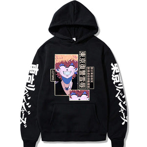 Tokyo Revengers Hoodies Anime Hooded Sweatshirts Matsuno Chifuyu Graphic Hoodie