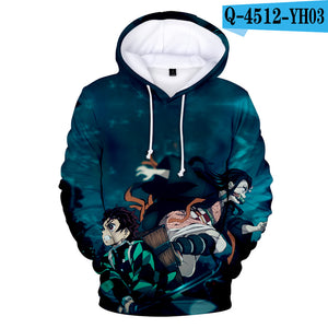 Anime Demon Slayer: Kimetsu No Yaiba Hoodies Sweatshirts