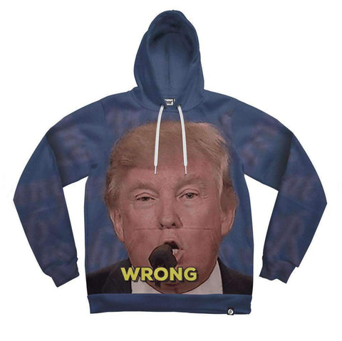 Image of Trump Wrong 3D Printed Hoodie