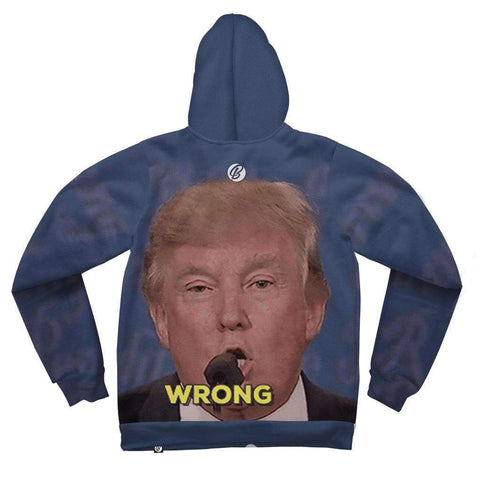 Image of Trump Wrong 3D Printed Hoodie