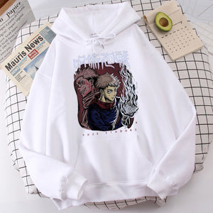 Unisex Japanese Anime Jujutsu Kaisen Hoodies Yuji Itadori Ryomen Sukuna Sweatshirts