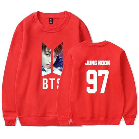 Image of BTS Sweatshirt - Jungkook Crew Neck Sweatshirt