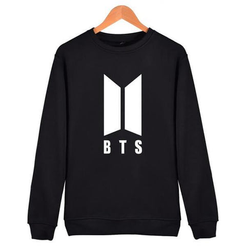 Image of BTS Sweatshirt - Emblem Printed Sweatshirt