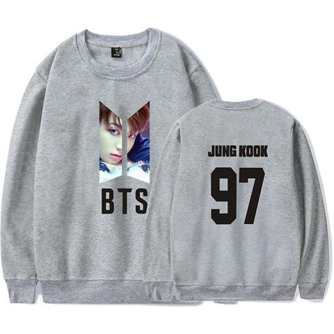 Image of BTS Sweatshirt - Jungkook Crew Neck Sweatshirt