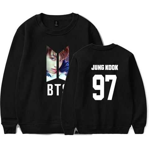 Image of BTS Sweatshirt - Jungkook Crew Neck Sweatshirt