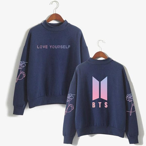 Image of BTS Sweatshirt - Love Yourself Turtleneck Sweatshirt