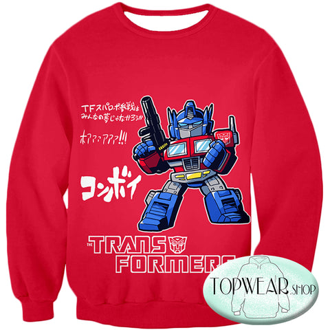 Image of Voltron: Legendary Defender Hoodies -Transformers Optimus Prime Pullover Hoodie