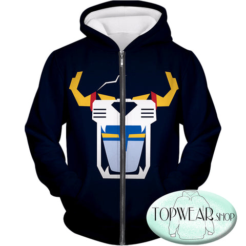 Image of Voltron: Legendary Defender Hoodies - Voltron Force Front Face Mask Hoodie