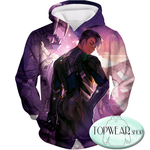 Image of Voltron: Legendary Defender Hoodies - Shiro the Ultimate Black Lion Paladin Zip Up Hoodie