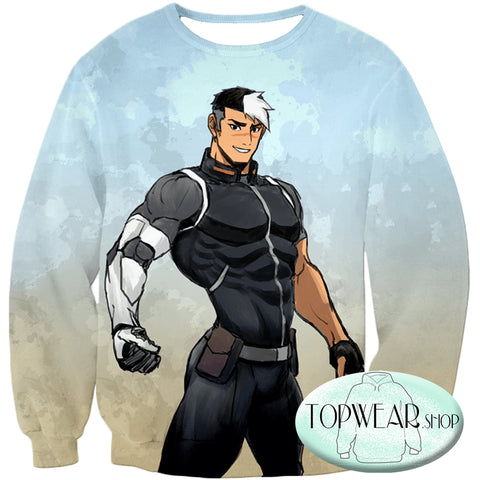Image of Voltron: Legendary Defender Hoodies - Space Dad Shiro  Awesome Pullover Hoodie