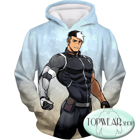 Image of Voltron: Legendary Defender Hoodies - Space Dad Shiro  Awesome Pullover Hoodie