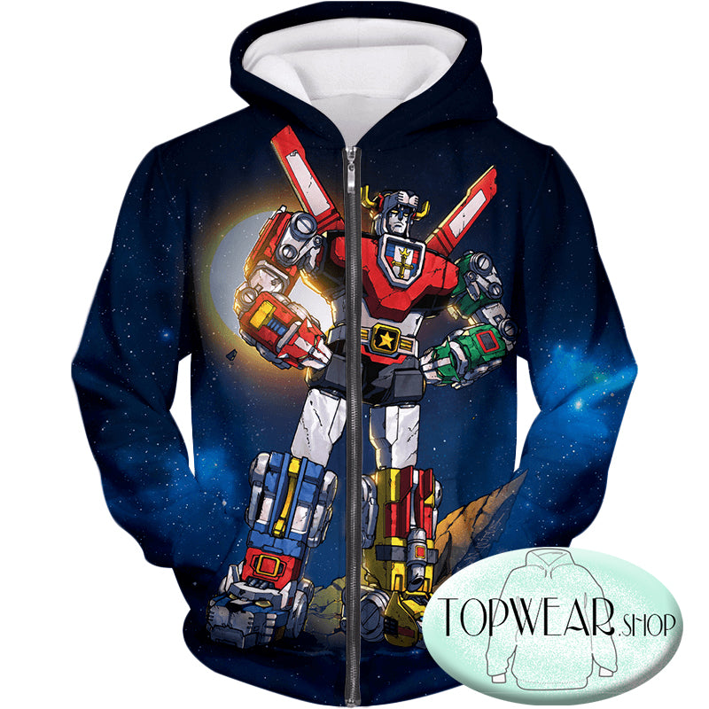 Voltron: Legendary Defender Hoodies -The Ultimate Defender of the Universe Zip Up Hoodie