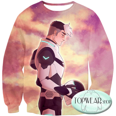 Image of Voltron: Legendary Defender Hoodies -Ultimate Universe Defender Shiro the Space Dad Pullover Hoodie