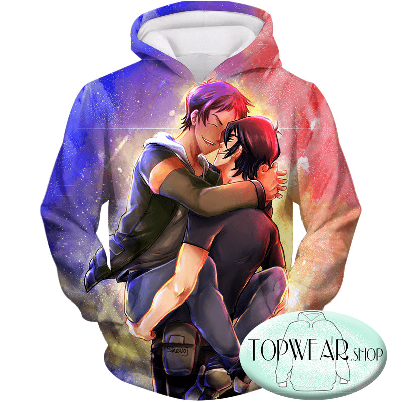 Voltron Legendary Defender Hoodies Keith X Lance Hoodie TopWear