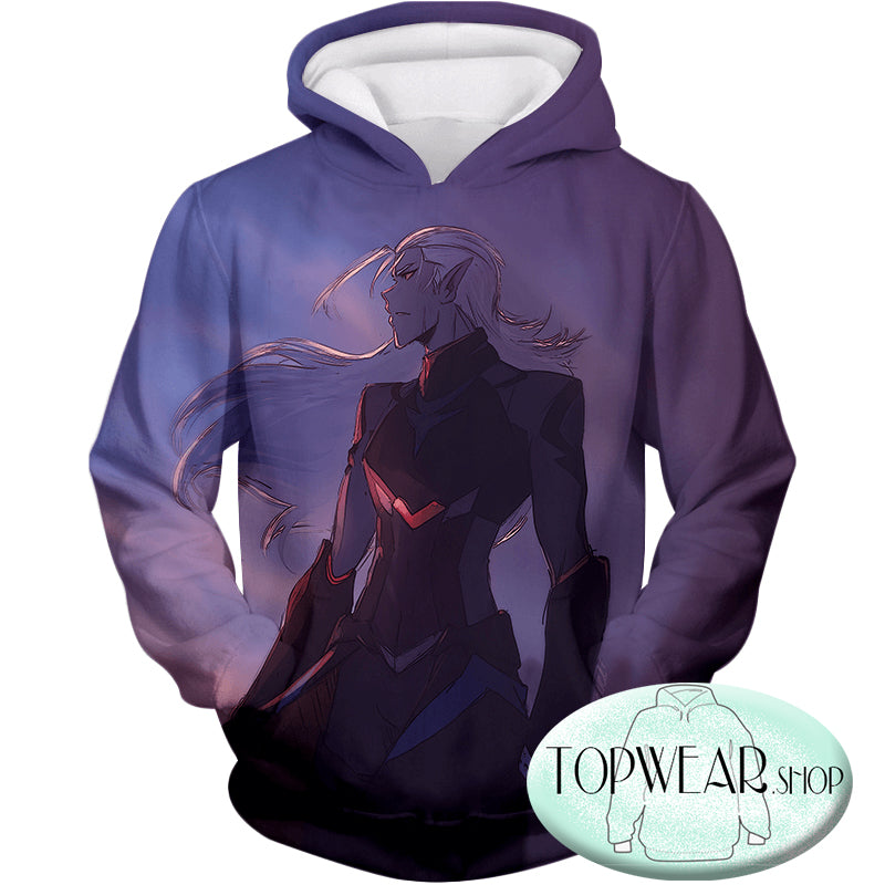 Voltron Legendary Defender Hoodies Lotor Cool Cartoon Pullover