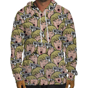 WOW Pattern Hoodie