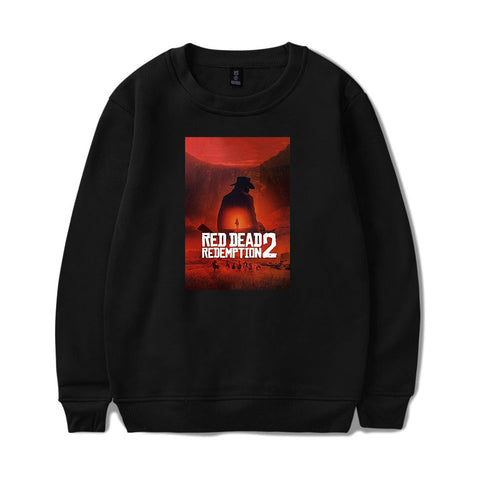 Image of Red Dead Redemption 2 Sweatshirts - Solid Color Red Dead Redemption 2 Claas Van Der Linde Sweatshirt