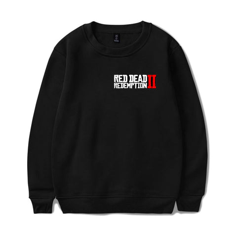 Image of Red Dead Redemption 2 Sweatshirts - Solid Color Red Dead Redemption 2 LOGO Icon Sweatshirt