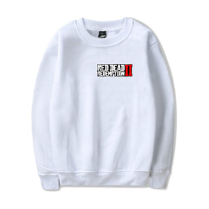 Red Dead Redemption 2 Sweatshirts - Solid Color Red Dead Redemption 2 LOGO Icon Sweatshirt