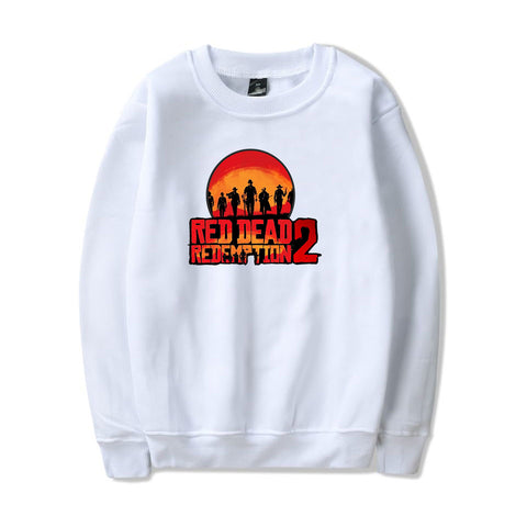 Image of Red Dead Redemption 2 Sweatshirts - Solid Color Red Dead Redemption 2 Game Sweatshirt