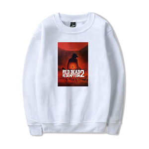 Red Dead Redemption 2 Sweatshirts - Solid Color Red Dead Redemption 2 Claas Van Der Linde Sweatshirt