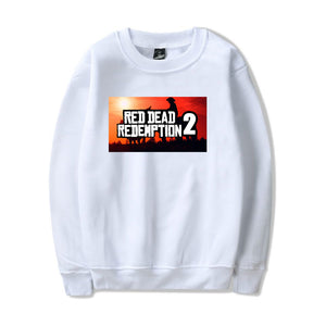 Red Dead Redemption 2 Sweatshirts - Solid Color Red Dead Redemption 2 LOGO Icon Sweatshirt