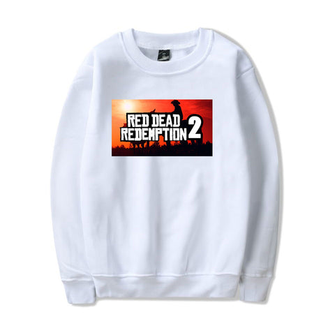 Image of Red Dead Redemption 2 Sweatshirts - Solid Color Red Dead Redemption 2 LOGO Icon Sweatshirt