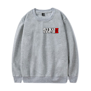 Red Dead Redemption 2 Sweatshirts - Solid Color Red Dead Redemption 2 LOGO Icon Sweatshirt